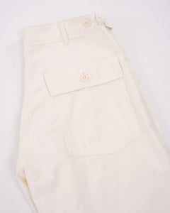 US ARMY FATIGUE PANTS ECRU from orSlow - photo №2. New Trousers at meadowweb.com