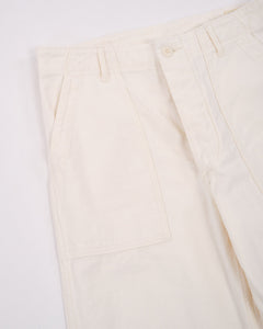 US ARMY FATIGUE PANTS ECRU from orSlow - photo №5. New Trousers at meadowweb.com