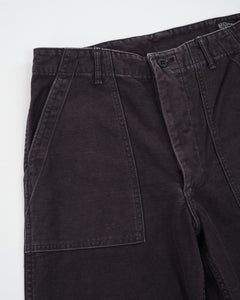 US ARMY FATIGUE PANTS REGULAR FIT BLACK STONE from orSlow - photo №6. New Trousers at meadowweb.com