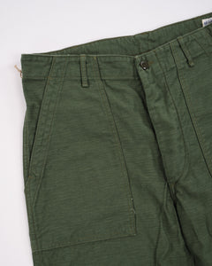 US ARMY FATIGUE PANTS REGULAR FIT GREEN from orSlow - photo №6. New Trousers at meadowweb.com