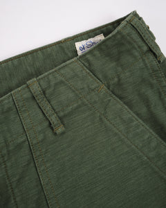 US ARMY FATIGUE PANTS REGULAR FIT GREEN from orSlow - photo №9. New Trousers at meadowweb.com