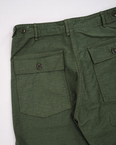US ARMY FATIGUE PANTS REGULAR FIT GREEN from orSlow - photo №11. New Trousers at meadowweb.com