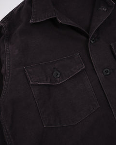 US ARMY FATIGUE SHIRT BLACK STONE from orSlow - photo №2. New Shirts at meadowweb.com