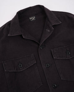 US ARMY FATIGUE SHIRT BLACK STONE from orSlow - photo №3. New Shirts at meadowweb.com