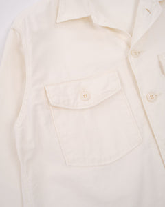 US ARMY FATIGUE SHIRT ECRU from orSlow - photo №4. New Shirts at meadowweb.com