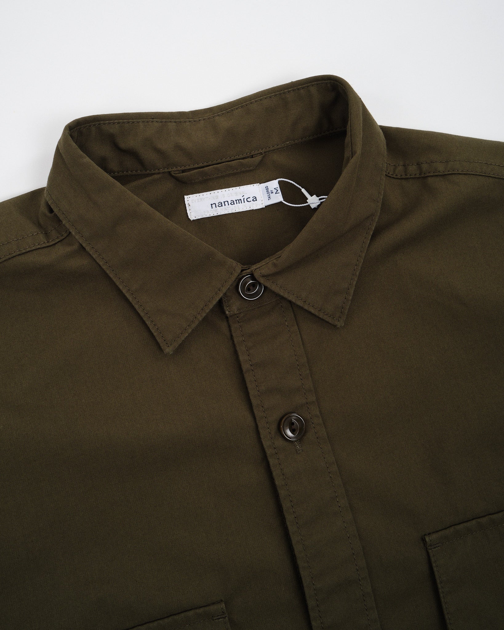 Utility Light Wind Shirt Khaki by Nanamica - Meadow