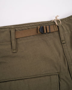 VINTAGE FIT 6 POCKETS CARGO PANTS ARMY GREEN from orSlow - photo №14. New Trousers at meadowweb.com