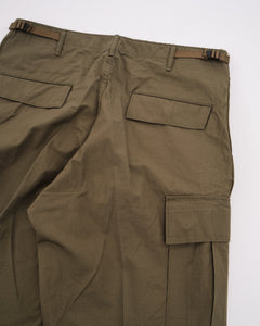 VINTAGE FIT 6 POCKETS CARGO PANTS ARMY GREEN from orSlow - photo №23. New Trousers at meadowweb.com
