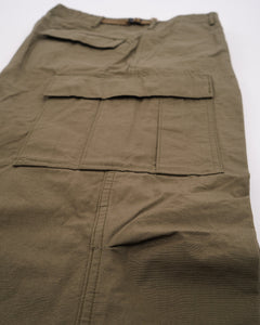 VINTAGE FIT 6 POCKETS CARGO PANTS ARMY GREEN from orSlow - photo №16. New Trousers at meadowweb.com