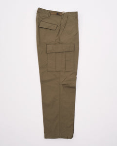 VINTAGE FIT 6 POCKETS CARGO PANTS ARMY GREEN from orSlow - photo №1. New Trousers at meadowweb.com