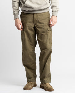VINTAGE FIT 6 POCKETS CARGO PANTS ARMY GREEN from orSlow - photo №2. New Trousers at meadowweb.com