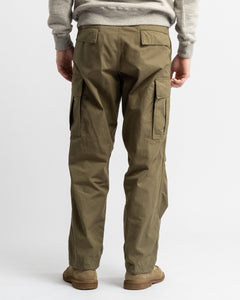 VINTAGE FIT 6 POCKETS CARGO PANTS ARMY GREEN from orSlow - photo №4. New Trousers at meadowweb.com