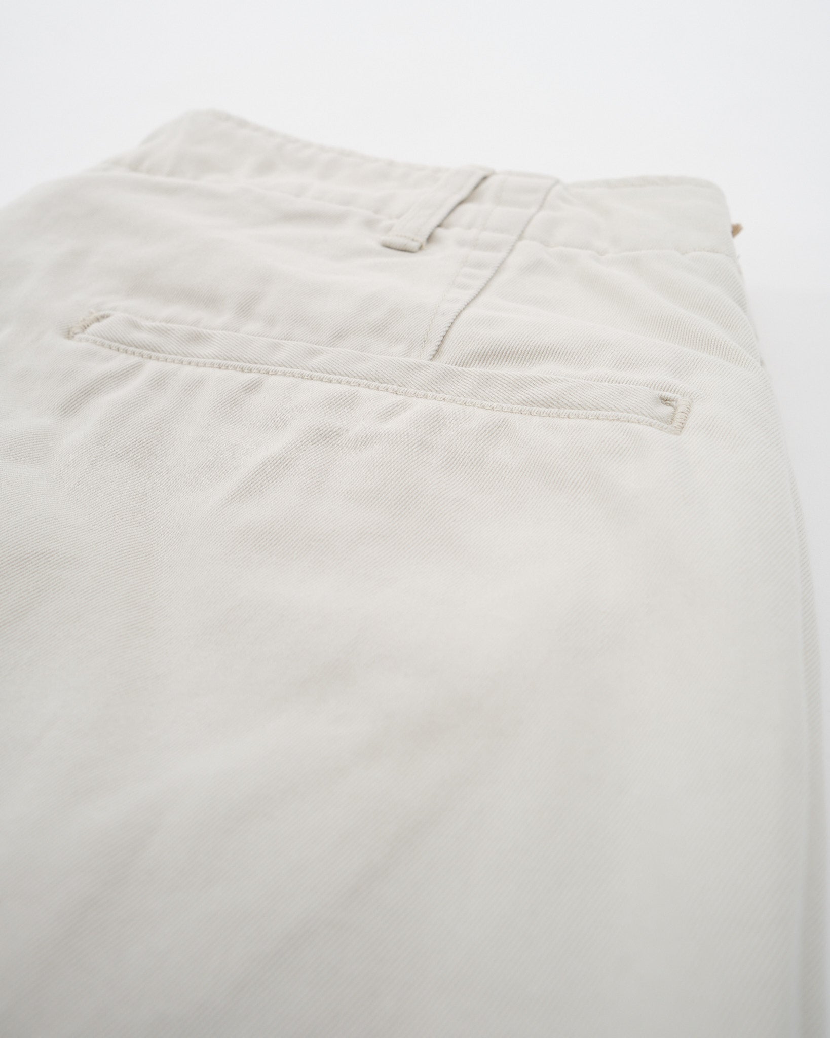 VINTAGE FIT ARMY TROUSERS IVORY - Meadow