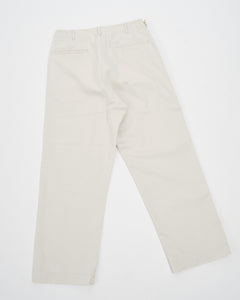 VINTAGE FIT ARMY TROUSERS IVORY from orSlow - photo №7. New Trousers at meadowweb.com