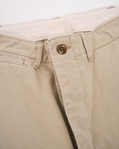 VINTAGE FIT ARMY TROUSERS KHAKI STONE WASH from orSlow - photo №6. New Trousers at meadowweb.com