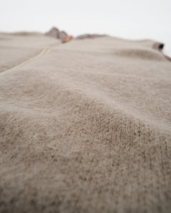 Zip-Up Mohair Vest Beige from Nanamica - photo №4. New Vests at meadowweb.com