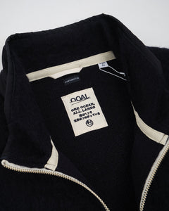 Zip-Up Mohair Vest Navy from Nanamica - photo №6. New Vests at meadowweb.com